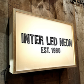 The Clapham' - Wooden Light Box Sign